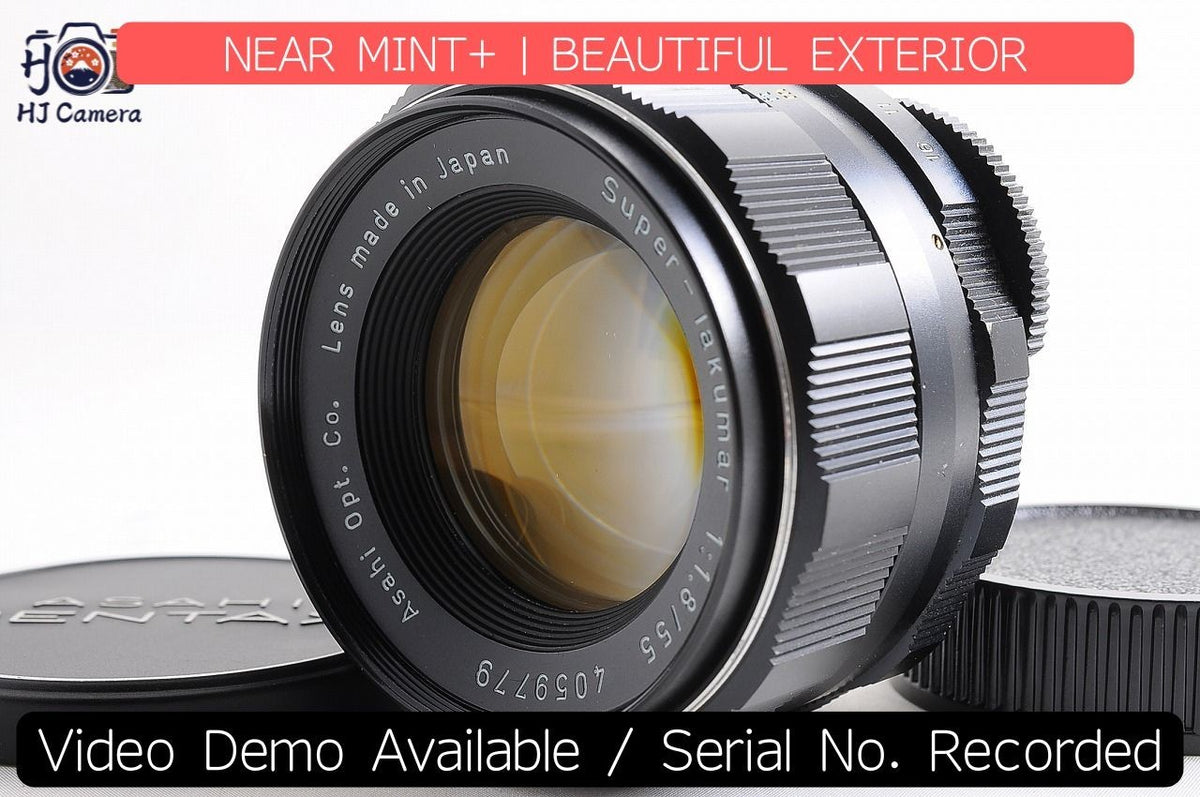 [Near Mint+] Pentax Super Takumar 55mm f/1.8 Fast MF Lens M42 Screw Mount Japan