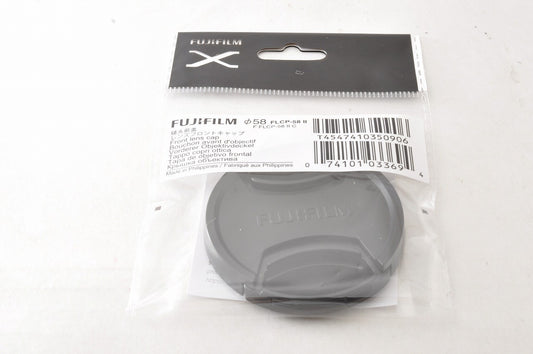[Brand New] Fujifilm FLCP-58 II Front Lens Cap 58mm Genuine Center Pinch Japan