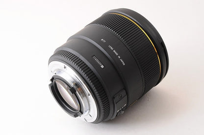 [MINT w/ Hood] Sigma 85mm f/1.4 EX DG HSM Fast AF Lens Nikon F Mount Japan