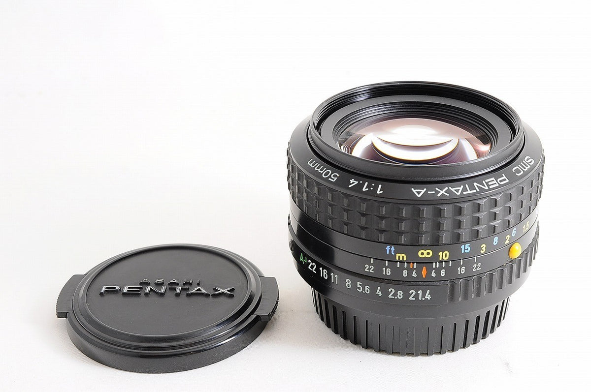 [Top Mint] Pentax SMC Pentax-A 50mm f/1.4 Fast MF Lens Pentax K Mount Japan